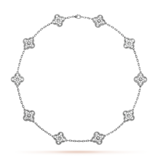 COLLANE DELUXE TRIFOGLIO | ARGENTO