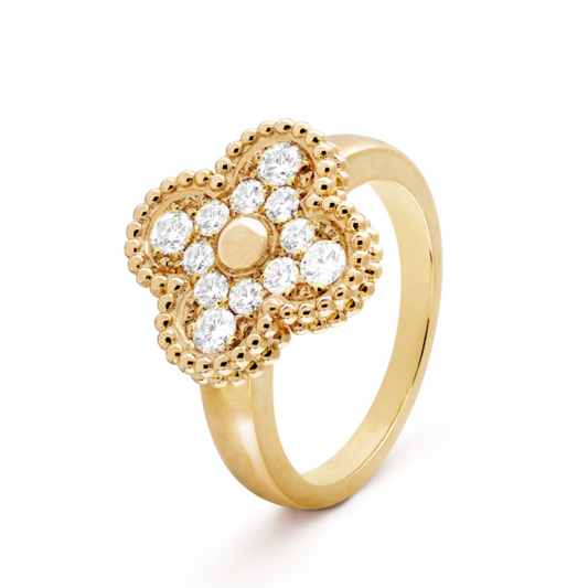 AMBER ANELLO DELUXE | DIAMANTE ORO