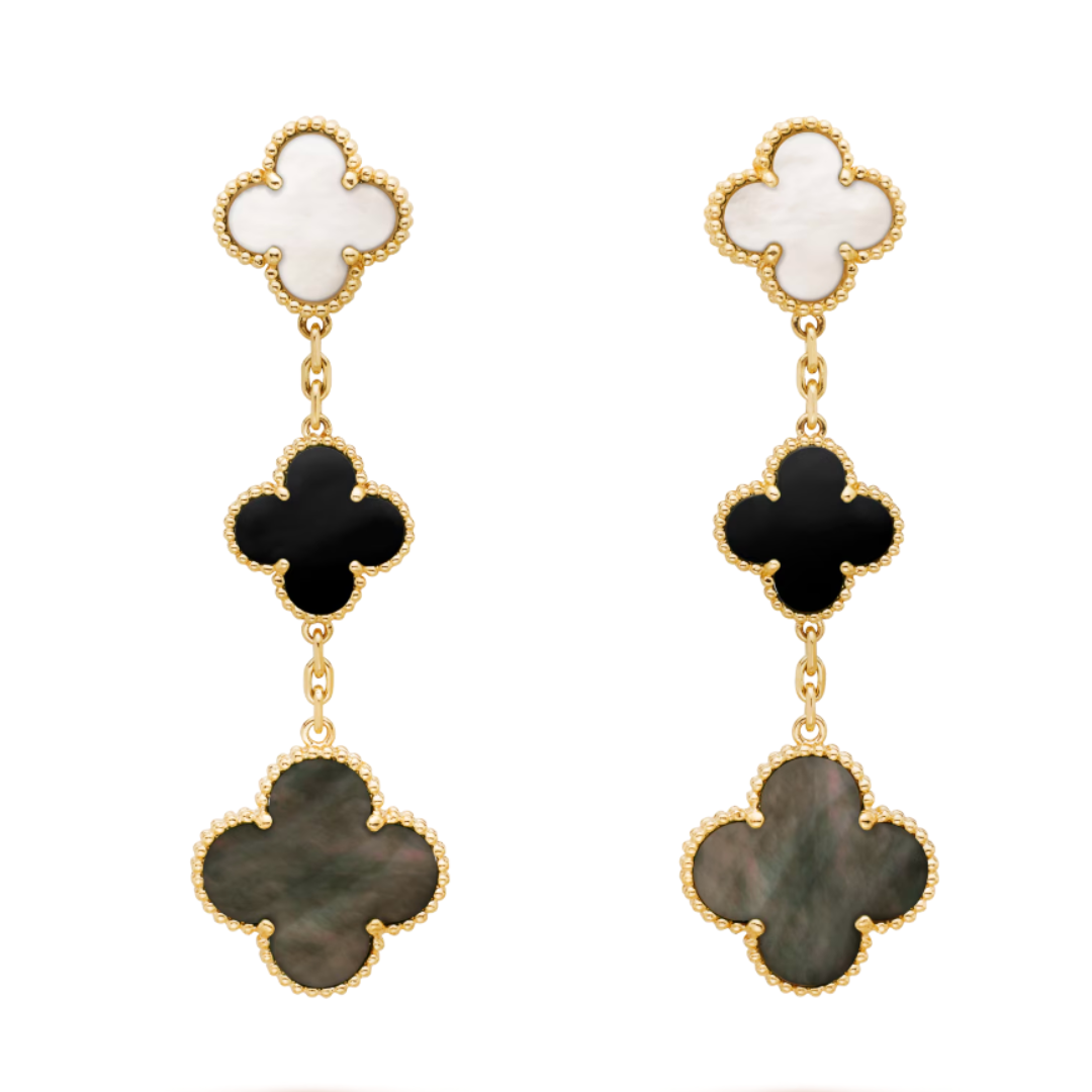 COKI DREIER ORECCHINI | BIANCO, NERO, GRIGIO, ORO