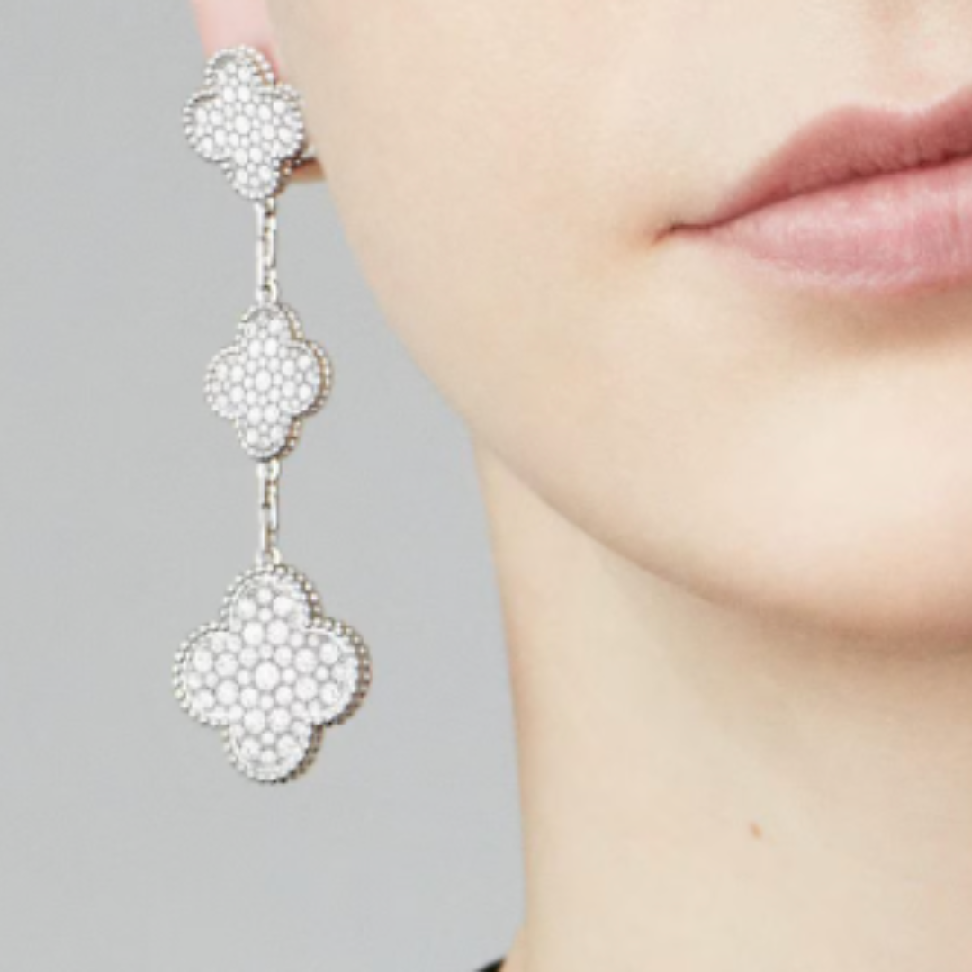 COKI DREIER ORECCHINI | DIAMANTE ARGENTO