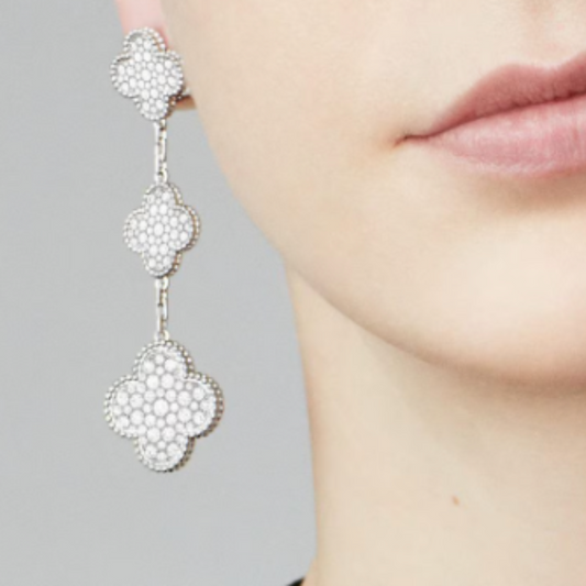 COKI DREIER ORECCHINI | DIAMANTE ARGENTO