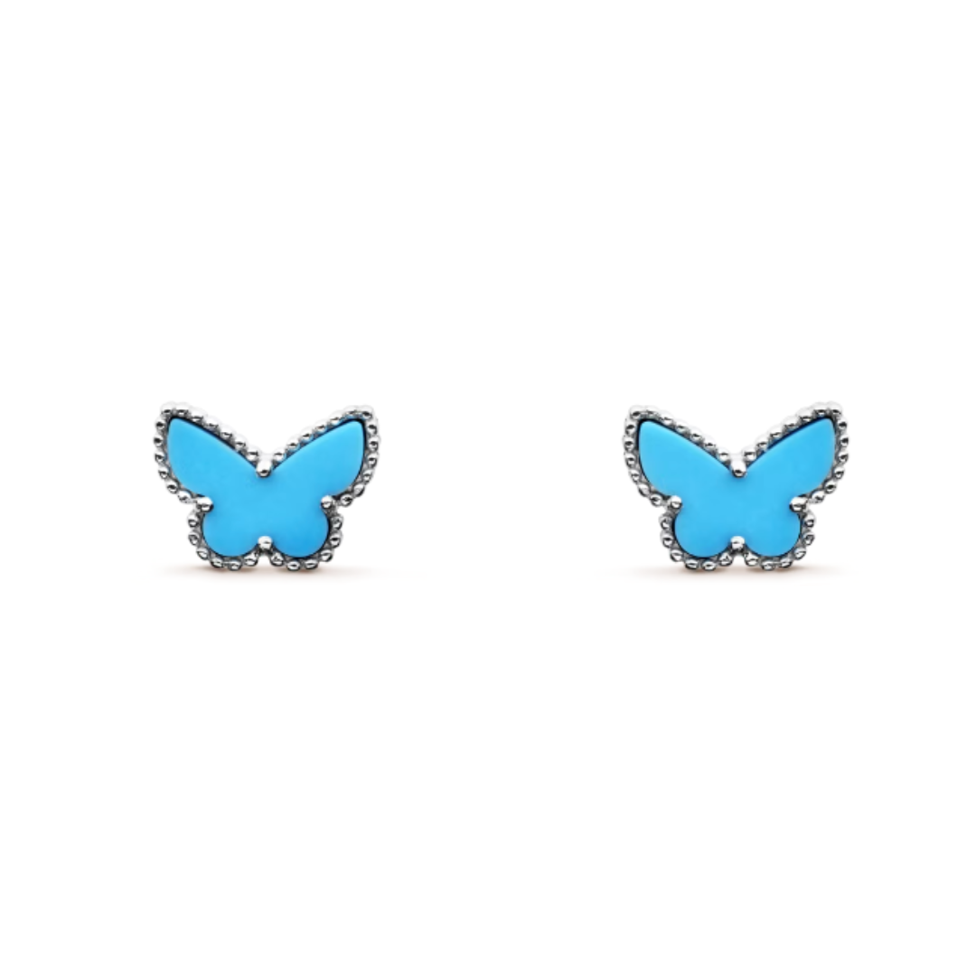 AMBER FALENA ORECCHINI | BLU ARGENTO
