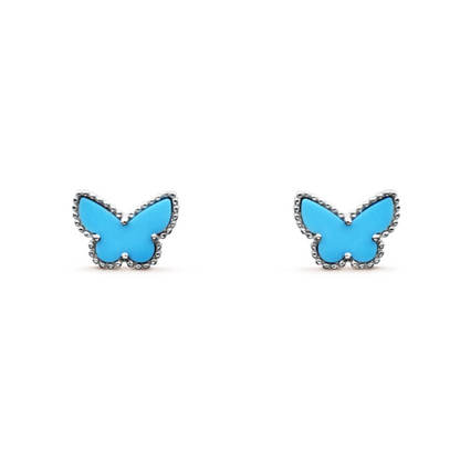 AMBER FALENA ORECCHINI | BLU ARGENTO