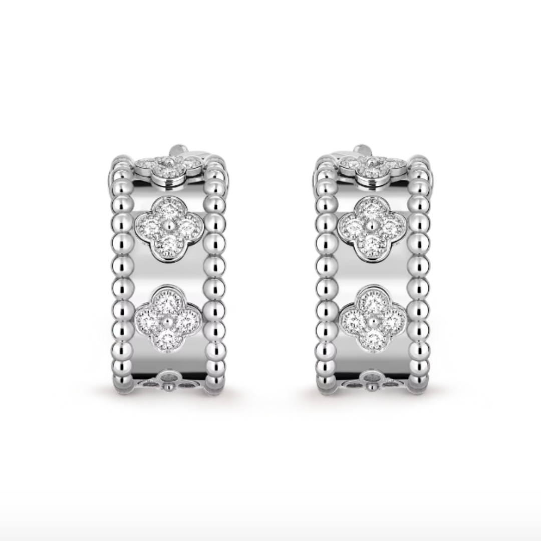 ABBY ORECCHINI | DIAMANTE ARGENTO