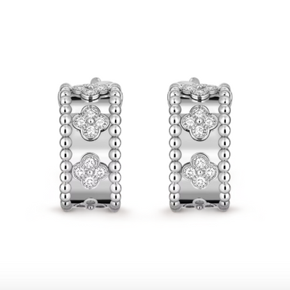 ABBY ORECCHINI | DIAMANTE ARGENTO