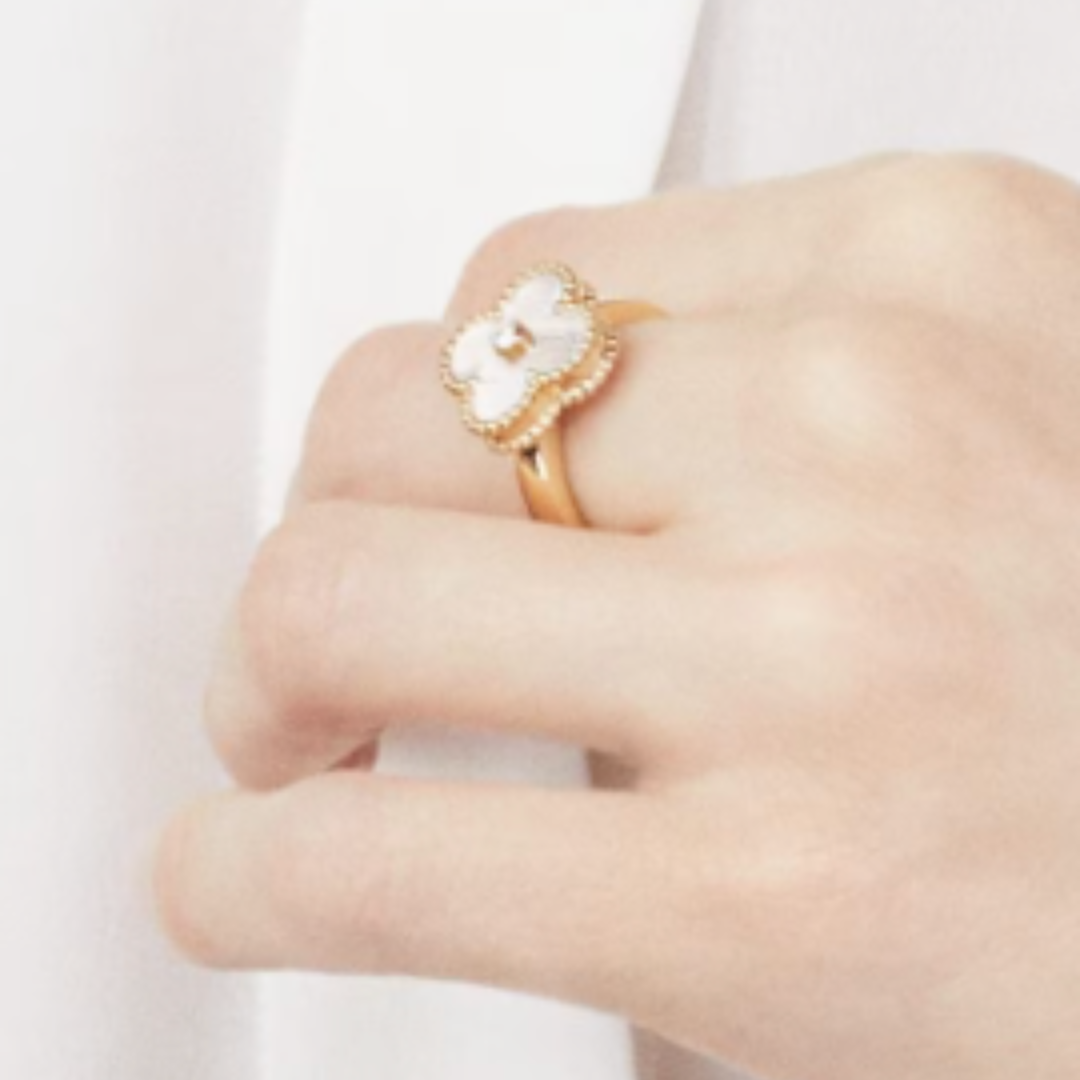AMBER ANELLO | ORO BIANCO
