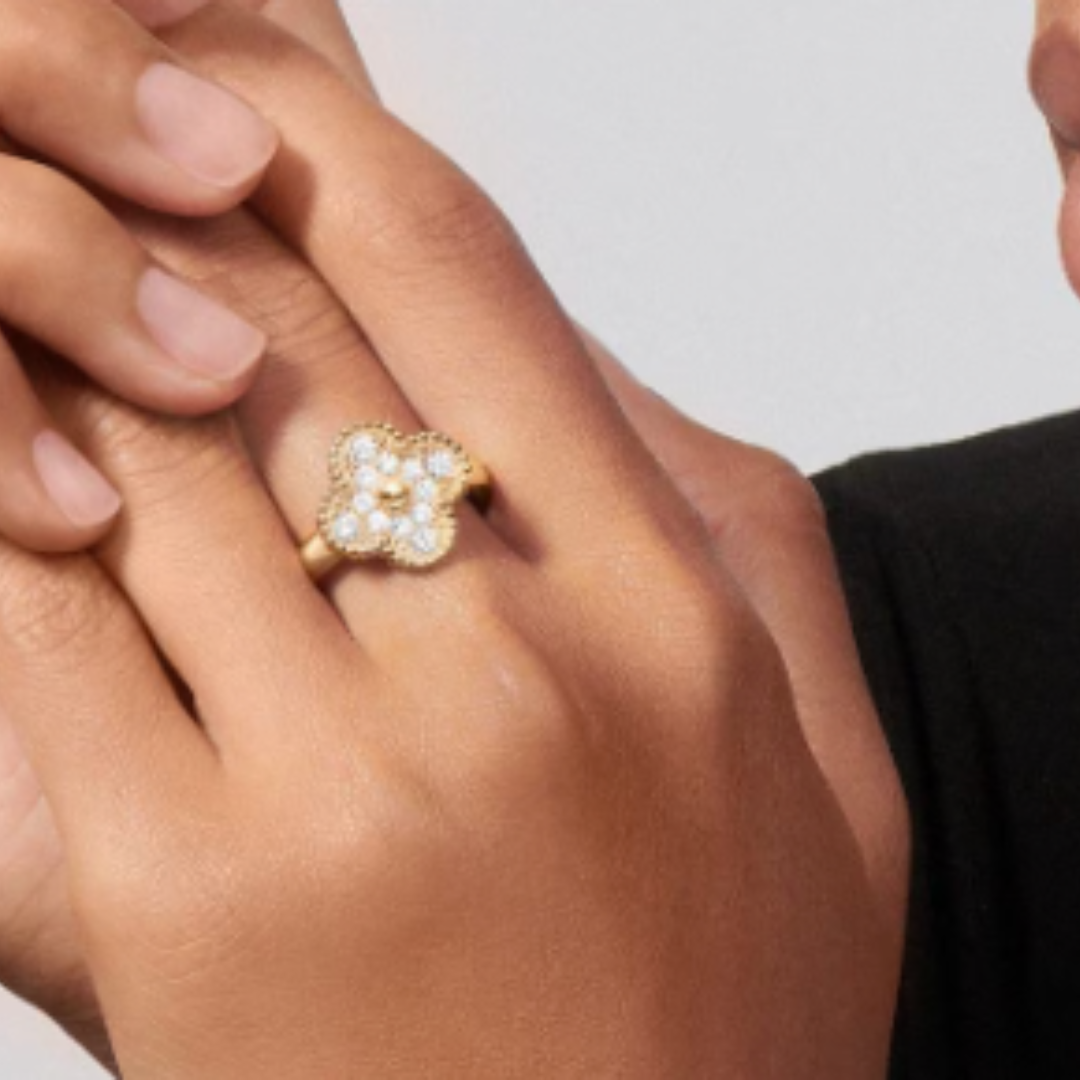 AMBER ANELLO DELUXE | DIAMANTE ORO