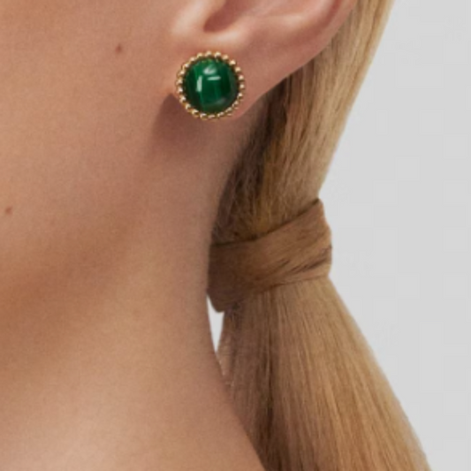 SASSY ORECCHINI | VERDE  / ORO