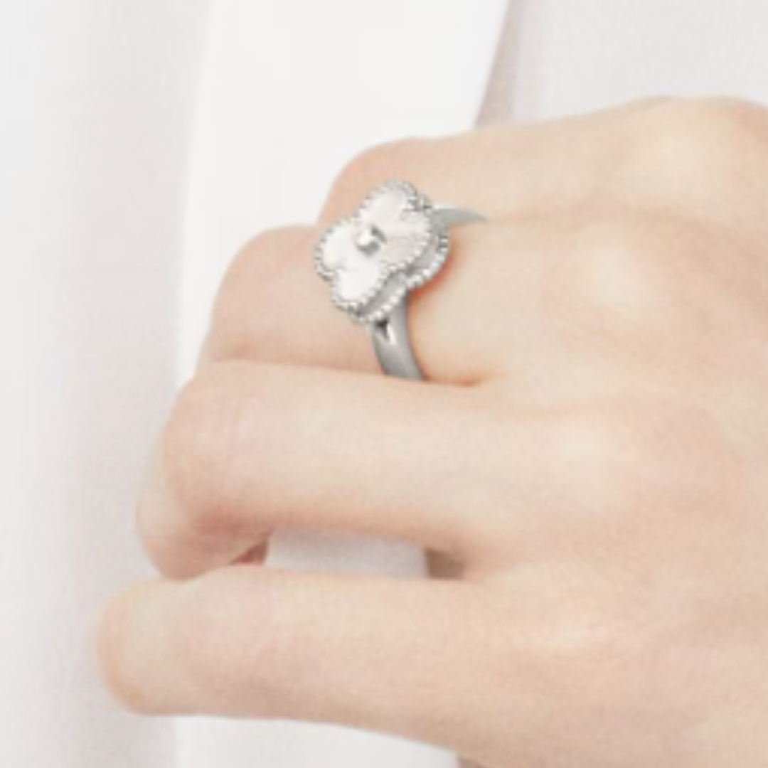 AMBER ANELLO | ARGENTO BIANCO