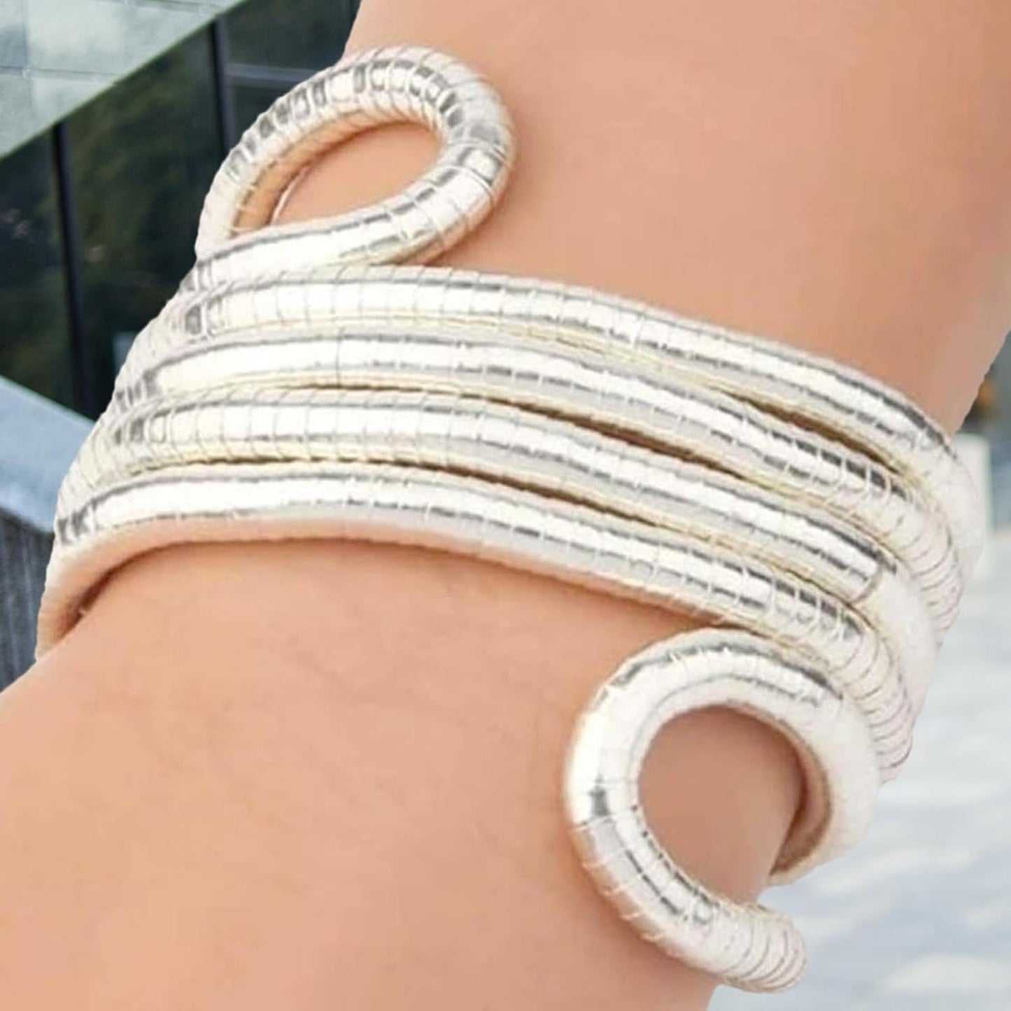 FLESSIBILE CATENA A SERPENTE | ARGENTO