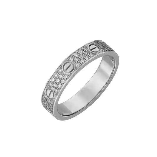 AVA ANELLO | DIAMANTE ARGENTO