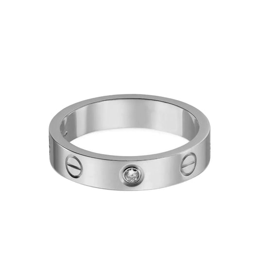 AVA DIAMANTE STEIN ANELLO | ARGENTO