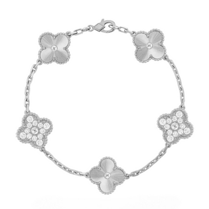 TRIFOGLIO BRACCIALETTO DELUXE | DIAMANTE ORO