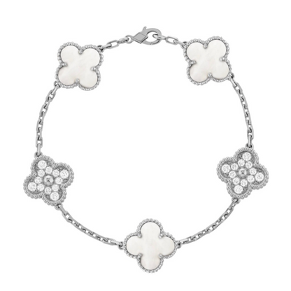 TRIFOGLIO BRACCIALETTO DELUXE | DIAMANTE ORO