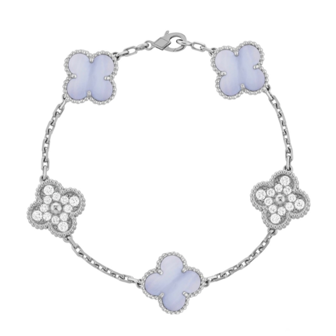 TRIFOGLIO BRACCIALETTO DELUXE | DIAMANTE ORO