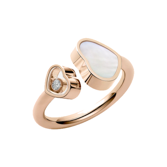 HERZ ANELLO | ROSA ORO BIANCO