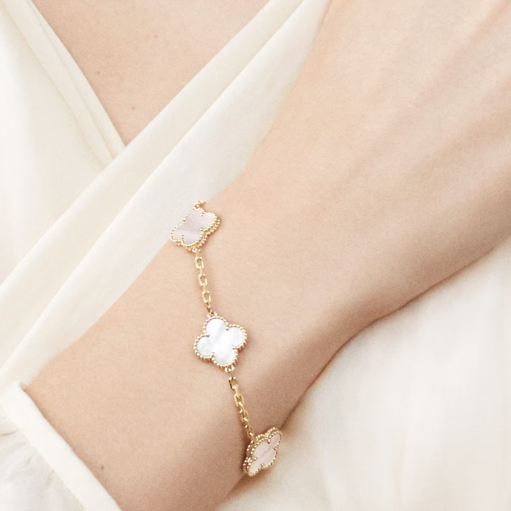 TRIFOGLIO BRACCIALETTO | ORO BIANCO