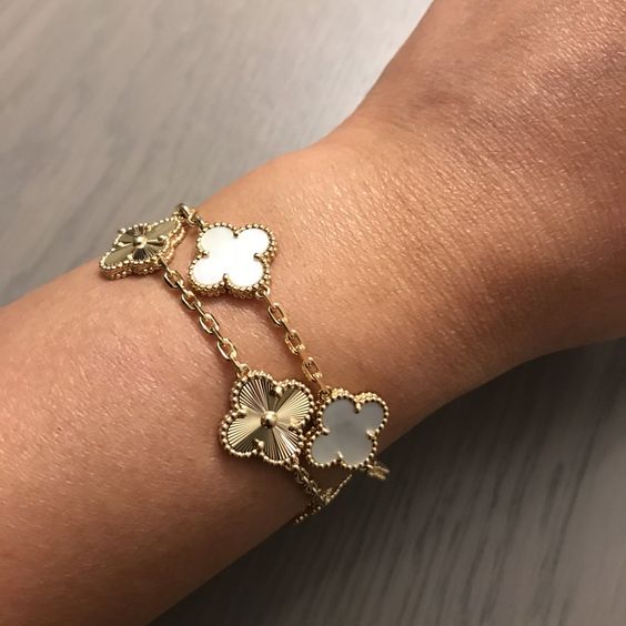 TRIFOGLIO BRACCIALETTO DELUXE | ORO