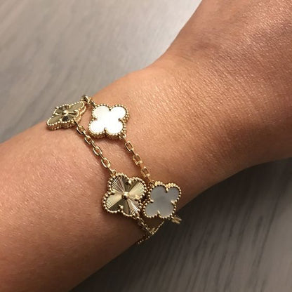 TRIFOGLIO BRACCIALETTO DELUXE | ORO