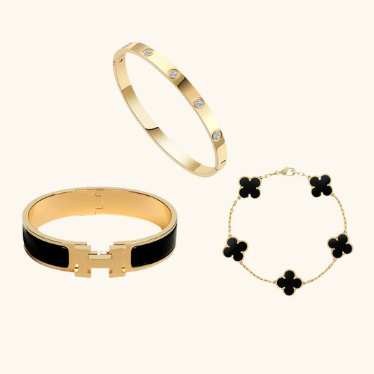 SET BRACCIALE SAMORA | NERO