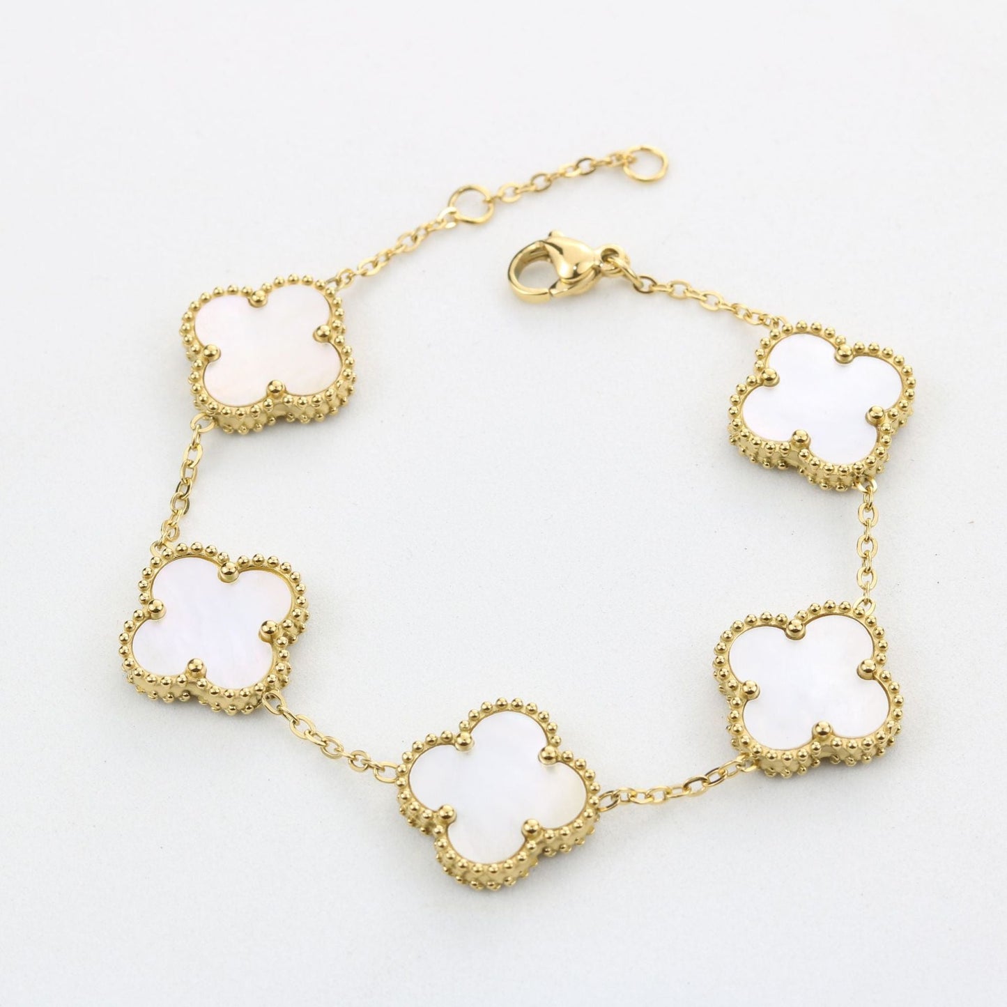 TRIFOGLIO BRACCIALETTO | ORO BIANCO