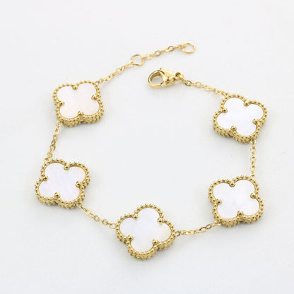 TRIFOGLIO BRACCIALETTO | ORO BIANCO
